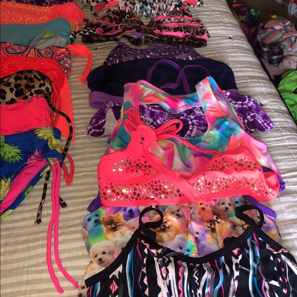 26 piece girls swimsuit lot size 6/8 - Picture 5 of 7